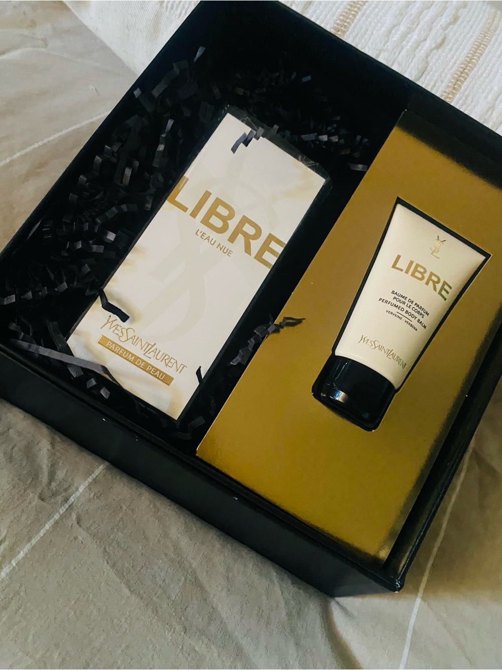 Yves Saint Laurent Bath & Body Gift Set — White, Gold, Black